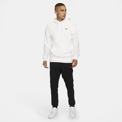 Nike Mens Fleece Pull-Over Hoodie (US, Alpha, XX-Large, Regular, Regular, White) in Saudi Arabia