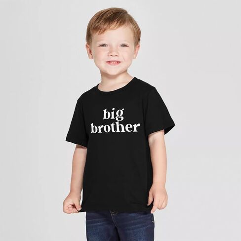 IZYJOY Big Brother Shirt Toddler Baby Boys Promoted to Big Brother T-Shirt Announcement Short Sleeve Sibling Outfit in Saudi Arabia