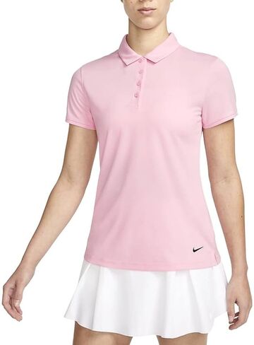 Nike 2023 Women Dri-FIT Victory Shortsleeve Solid Golf Polo in Saudi Arabia