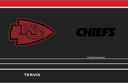 Tervis Traveler NFL Kansas City Chiefs - Night Game Triple Walled Insulated Tumbler Travel Cup Keeps Drinks Cold & Hot, 30oz, Stainless Steel in Saudi Arabia