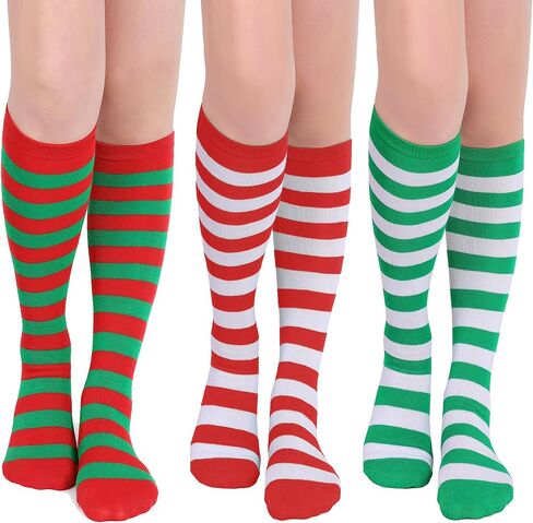 LPMOERA Knee High Socks for Woman Knee Socks for Women Long Socks Tall Socks Tube Socks Athletic Socks Cotton Tall Socks in Kuwait