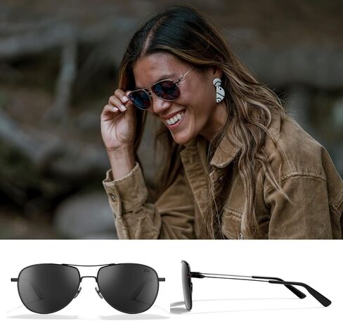 Zeal Optics Shipstern Oval Aviator Polarized Sunglasses in Saudi Arabia