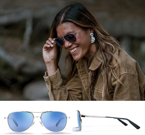 Zeal Optics Shipstern Oval Aviator Polarized Sunglasses in Saudi Arabia