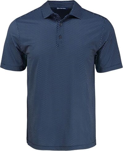 Cutter & Buck Pike Eco Shadow Check Print Recycled Mens Big & Tall Polo in Kuwait