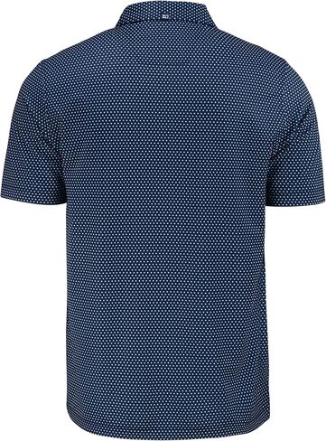 Cutter & Buck Pike Eco Shadow Check Print Recycled Mens Big & Tall Polo in Kuwait