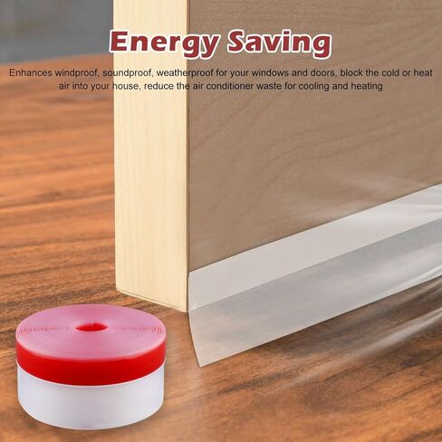 emvanv الطقس تجريد الشريط ، 5M × 45 مم تجريد من الطقس السيليكون ، ختم للباب تحت القاع ، الفجوة ، الجانب ، باب الدش الزجاجي ، الباب المنزلق ، النوافذ (أحمر) in Kuwait