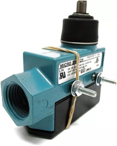 BZE6-2RN18 Micro Limit Switch, Enclosed, Compact, 15 AMPS, Side Mount, Coil Spring Wobble Lever in Saudi Arabia