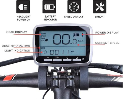 48V 750W Mid Drive Motor Kit Electric Bike Torque Sensor DIY Concversion Kit Dual Clutch E-Bike Mid Mount Motor with VLCD5 for BB68/73 Tricycle City/Road/Mountain Bike in Saudi Arabia