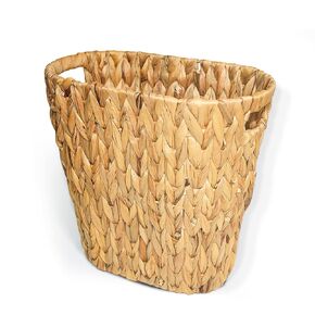 Handwoven Wicker Trash can ， Ideal Waste Basket for Bathroom,Trash can Bedroom, Office Trash can，Sturdy Bathroom Trash can，Bohemian Decorative Trash can，- 5 Gallon