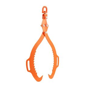 VEVOR Log Lifting Tongs 32in, 2 Serrated Claw Hook Log Tongs, Heavy Duty Steel Swivel Dragging Tongs, 1543LBS Log Grapple with Handles, Lumber Log Skidding Tongs for Tractors, Trucks, Forklifts, ATVs