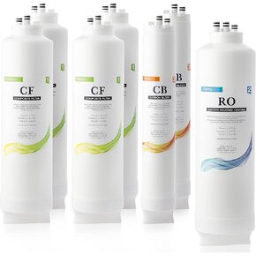 iSpring F7-RO500 2 Year Replacement Filter Pack for RO500 Tankless Reverse Osmosis Water Filtration System