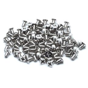 Dasunny 100 PCS M3 X 4.8mm Countersunk Phillips مسامير رأس مسطح ، مسامير الآلة لحالة الكمبيوتر كمبيوتر 2.5 بوصة