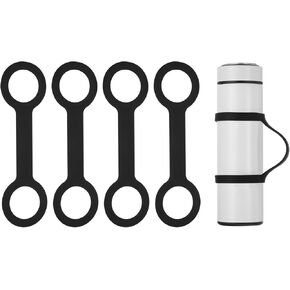 PATIKIL Water Bottle Carrier Grip, Portable Soft Silicone Non-Slip Water Handle Grip Water Bottle Holder Strap for Outdoor
