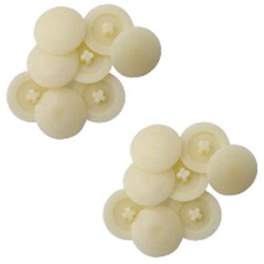 500 Pieces Screw Caps,Self Tapping Plastic Screw Cap Covers Screw Covers Caps,for Wood Screws Furniture (Beige)