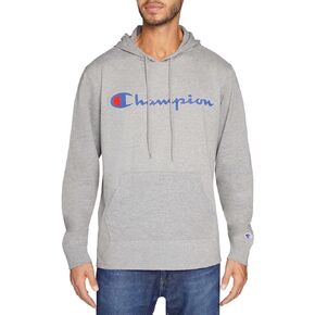 Champion Men's Hoodie, Oxford Heather Gray XL