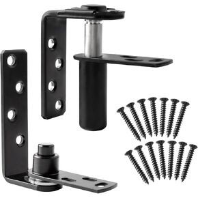 TamBee Black Cafe Door Hinges Swinging Door Hardware Saloon Door Hinges for Swinging Door Gravity Hinges Hardware for Swinging Door（Black 1PC