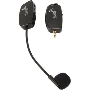 Yunseity 2.4G Instrument Microphone, Noise Reduction Microphone, 3.5mm to 6.35mm Adapter for Horns,Trumpets,Clarinets, Saxophones, Cello, Phone Plug and Play