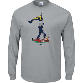 Smack Apparel Plant The Flag T-Shirt (Anti-Ohio) for Michigan College Fans (SM-5XL)