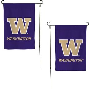 Desert Cactus University of Washington UW Garden Flag – 19 x 12 inch Washington Huskies Banner, For Outdoor Display and Events (Design K)