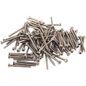 100pcs 304 Stainless Steel Hex Socket Cover Head Screws Fastener Screws Kit M3 x 6/8/10/12/14/16/18/20/22/25/30mm(M3*30)