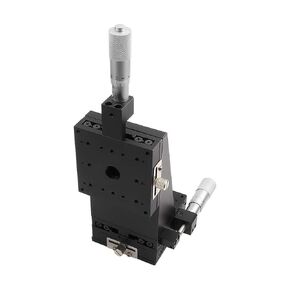 Linear Stage, SEMXYZL80-ACR Linear Motion Table 80×80mm Fine Tuning Stage Manual Motion High Accuracy Stage