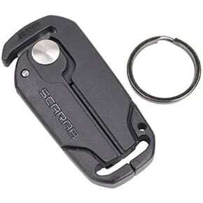 ASP Scarab Cutter for Tri-Fold Restraints, Clippers for Safe Removal of Disposable Cuffs, Compact Safety Blade for Removing Bands and Medical Bracelets