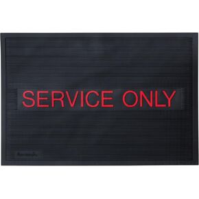Service Only Extra Large Rectangular Bar Mat Spill Drip Mat -12" x 18"