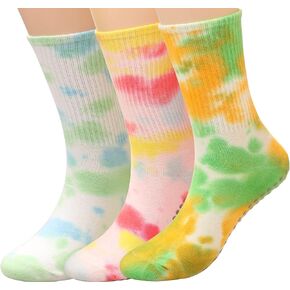 TINTAO Women's Athletic Yoga Socks,Grip yoga Non-Slip Socks for Pilates,Barre,Ballet,Fitness,5-10#W1051