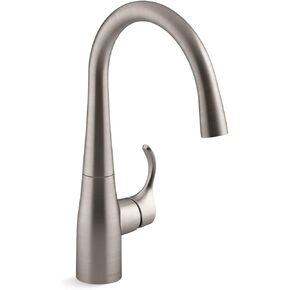 KOHLER K-22034-VS Simplice(R) Bar Sink Faucet, Vibrant Stainless