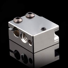 كتلة سخان النحاس المطلية عالية درجة الحرارة متوافقة مع anycubic vyper sidewinder x1 x2 flsun sr volcano hotend pt100 استشعار خرطوشة ddb الطالب 3D (النحاس)