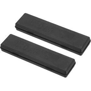 PATIKIL Portable Nylon Dart Storage Box, 2 Pack Dart Case Keep Your Darts Secure, Black