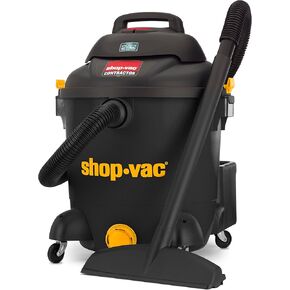 Shop-Vac 9627106 12 Gallon Contractor Series Wet/Dry Vacuum, 5.5 Peak HP, 12 Ft x 1.5 Inch Hose, 20 Ft Cord Length, Heavy-Duty Cleaning in Jobsite, Garage, and Home