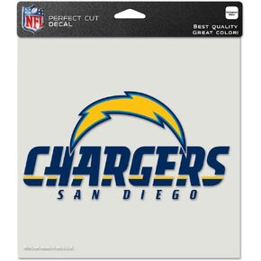 Wincraft NFL San Diego Chargers Die-Cut Color Decal, 8"x8", Team Color