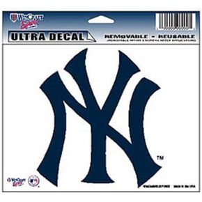 New York Yankees Removable 5"x6" Car Decal