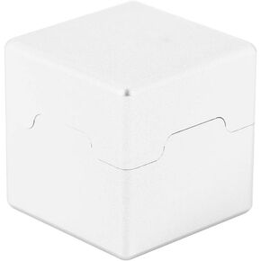 Mini Magnetic Billiard Cue Chalk Holder Pool Chalk Carrier Box Cue Tip Chalk Case (Silver)