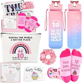 Gifts for 10 Year Old Girl, 10 Year Old Girl Birthday Gifts, 10 Year Old Girl Gifts Ideas for Her, Daughter, Sister, Niece, Granddaughter, Popular Double Digits Birthday Gifts for Teen Girls