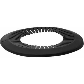 MAGO FAMILY MAGIC Flange Pipe Cover Decoration, 0.39"-1.14" Escutcheon Plate Water Pipe Drain Line Cover, PP Plastic Plumbing Cover Plates, Black Pipe Covers for Bathroom Wall, 1 Piece (10-29mm)