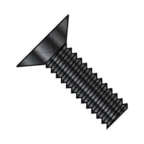 6-32 x 5/16 Phillips Flat 100 Degree Machine Screw Fully Threaded Black Oxide, 100 PCS 0605MP1SSBK