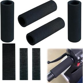 4Pcs Buffer Tube Cover 4.25 Inch NBR Foam Bike Handlebar Covers Rubber Foam Grip, Buffer Tube Pad Handle Covers for Equipment Handlebar Grips Exercise Equipment Replacement