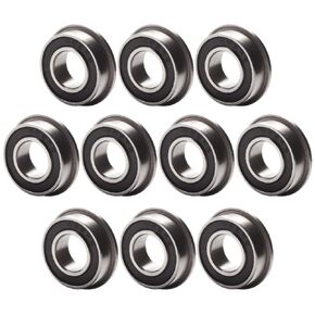 F688-2RS Bearing 8x16x5mm Flanged Miniature F688-RS Deep Groove Ball Bearings F688RS for VORON Mobius 2/3 3D Printer (Pick of 10Pcs)