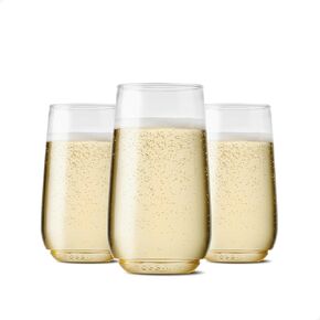 مجموعة Thisparware Pop 6oz Flute Jr من 12 ، جودة متميزة ، قابلة لإعادة التدوير ، غير قابلة للكسر ، نظارات شمبانيا البلاستيك الواضحة ، 12 عدد (حزمة 1)