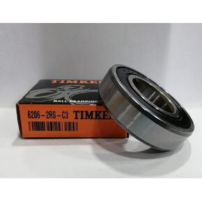 Timken 6206-2RS-C3 Deep Groove Ball Bearing, Nomenclature, Light, 30 mm Bore Diameter, Two Contact Seals, Loose Internal Clearance, 62 mm Diameter, 16 mm Width