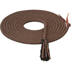 Weaver Leather EcoLuxe Round Mecate, Brown/Black, 1/2" W x 22' L