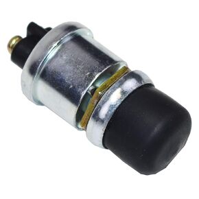 A-Team Performance - Heavy Duty Push Button Momentary Start Switch with Black Neoprene Cap Mounts in a 5/8" Diameter Hole (Includes Flush Terminal Screws)
