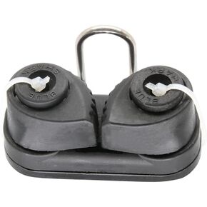 BLUESHARK Nylon Sailing Cam Cleat with Wire Fairlead 126 | for Line Sizes 1/8" in - 1/4" in (3-6 mm) | 150 lb Safe Working Load 300 lb Breaking Load | Premium Quality