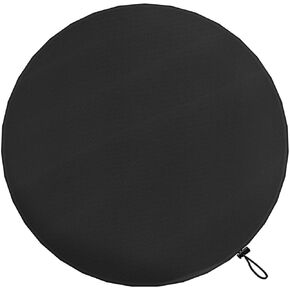 Dartboard Cover, Heavy Duty 600D Oxford Waterproof Protective Outdoor Indoor Dartboard Dust Cover for 24Inch Dart Board, Black(Only Cover)