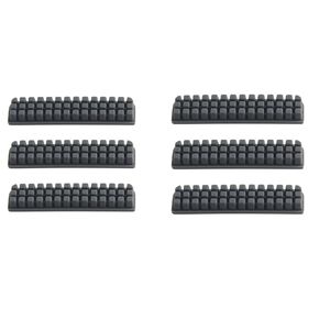 BambuLab A1 3D Printer Accessories 6Pcs Nozzle Brush Replacement Kit: Filament Buildup Removal - Hotbed Mounted Silicone Wiper Cleaning-Tool, Not Compatible with A1 Mini