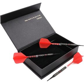 CUESOUL Handlebar Grip 18g 90% Tungsten Soft Tip Dart Set with Oil Paint Finished and Unifying ROST T19 Flight