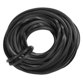 Rubber Seal Strip,4m/10m/18m Black Universal Greenhouse Rubbers Strip Glass Sealing Line Cable Accessories Supplies for Window Door (10m / 32.8ft)