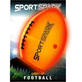 Light Up Football - هدايا كرة القدم - التوهج في الكرة المظلمة - هدايا عيد ميلاد الرياضة في الهواء الطلق للأولاد الأعمار 8 9 10 11 12 13 14 15 سنة - أطفال أفكار هدايا الشباب في سن المراهقة - ألعاب الصبي